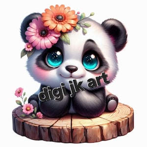 Clipart,png mignon petit panda