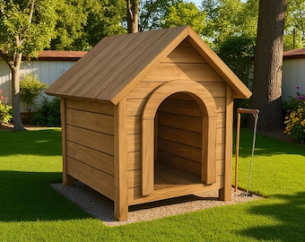 DIY 鶏小屋風犬小屋プラン 4x4 (PDF ダウンロード、ヤードポンド法とメートル法)