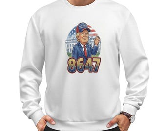 Suéter grueso extragrande Trump 8647 de 300 g/m² (estampado integral)