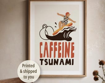 Coffee Poster Print: Cozy Kitchen Cafe Wall Art