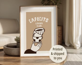 Cafecito Lovers Club, Coffee Latin Cafe Decor