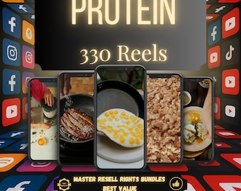 Protein Reels 330+ Social Media Content Videos