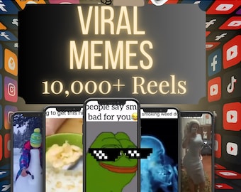 Viral Meme Reels 10,000+ Social Media Content Videos