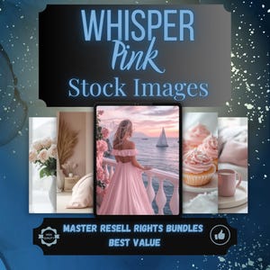 Whisper Pink Stock Photos Faceless Images Instagram Elegant Luxury Stock Images Digital Marketing DFY Products Master Resell Rights