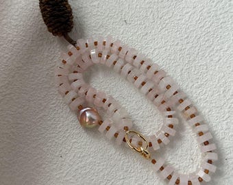 Collier Ras De Cou Perles Baroques Or 18K - Style Vintage