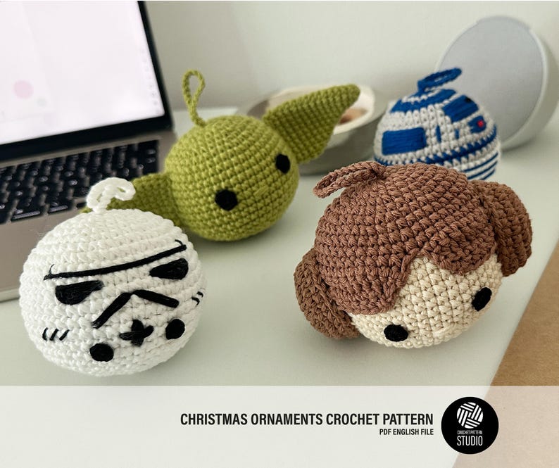 Christmas crochet ornaments image 6