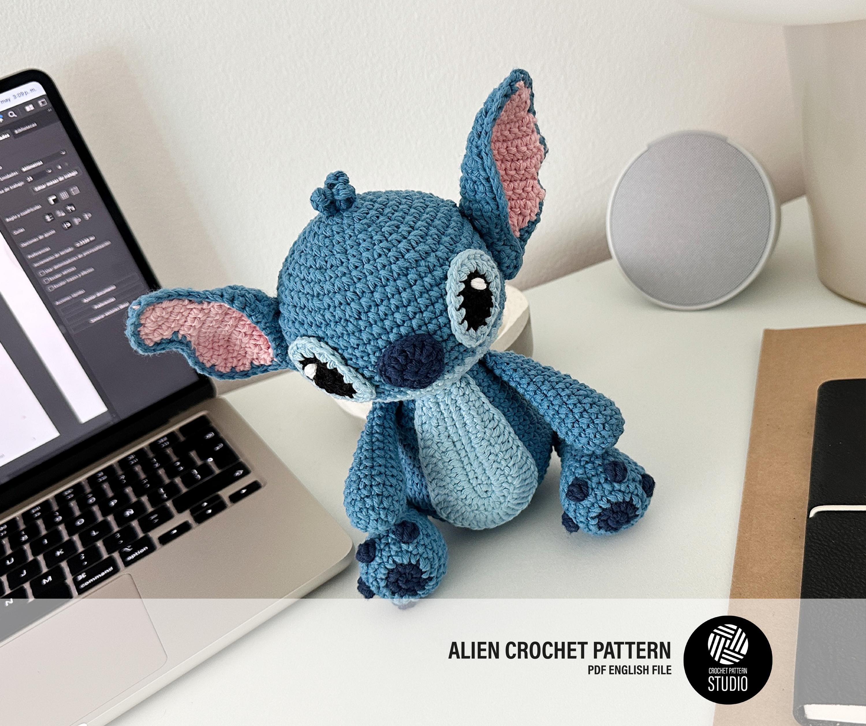 Padrão de crochê alienígena