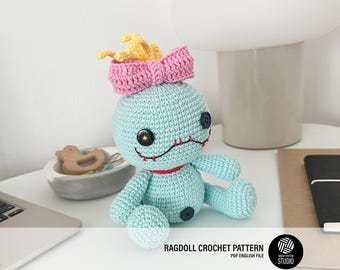 Padrão de crochê Ragdoll