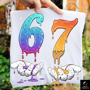 6 7 Meme png ,6 7 png , six seven Coquette Bow Meme 67 , 6 7 shirt for kids PNG, six seven Bow Meme Png image 3