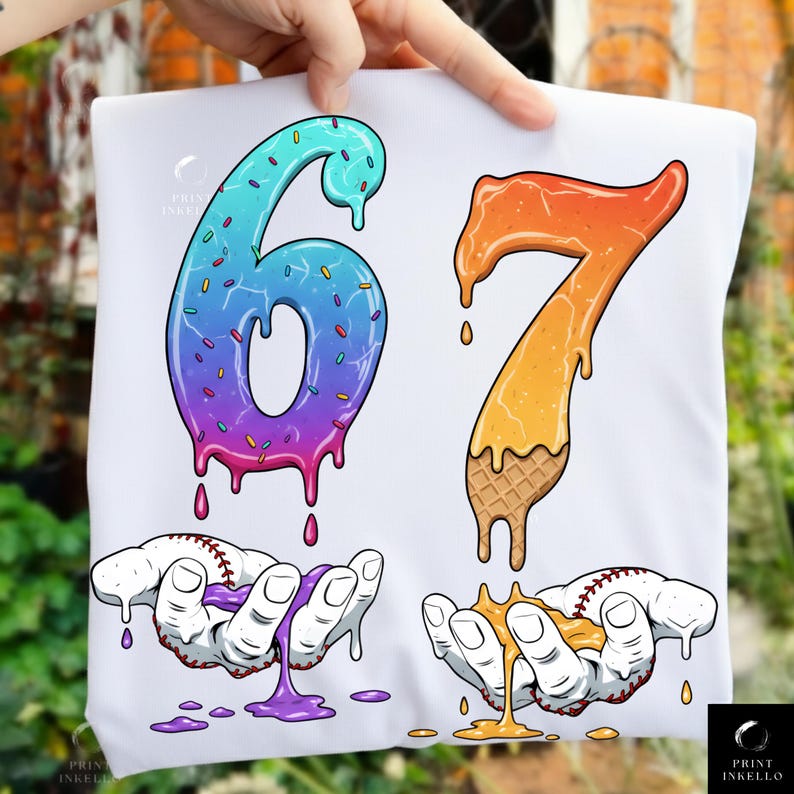 6 7 Meme png ,6 7 png , six seven Coquette Bow Meme 67 , 6 7 shirt for kids PNG, six seven Bow Meme Png image 3