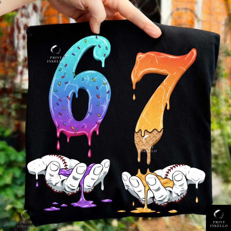 6 7 Meme png ,6 7 png , six seven Coquette Bow Meme 67 , 6 7 shirt for kids PNG, six seven Bow Meme Png image 1