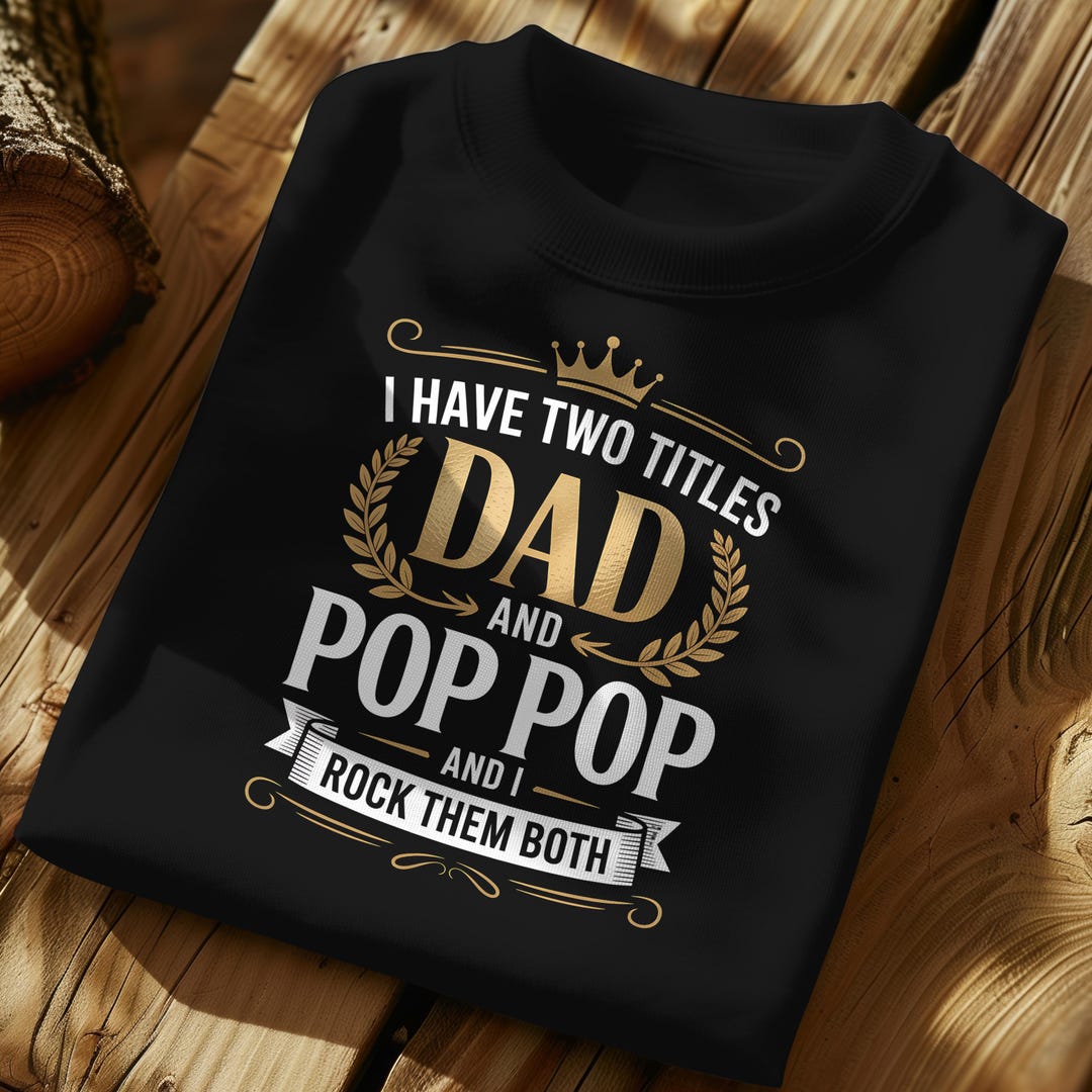 Pop Daddy Signs Dad and Pop Pop PNG: Funny Father's Day Sublimation Design (digital ...