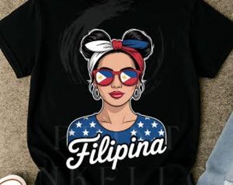 Filipina Sun PNG: Philippines Independence Day Design (Digital Download)