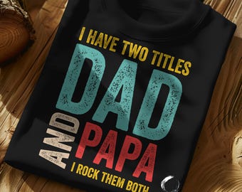 Papá y su PNG: Diseño de sublimación para el Día del Padre (Descarga digital)