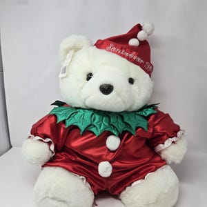 Vintage Teddybär Daytons Hudson Marshall Fields 1994 Weihnachtsbär Elfe ClownThemed