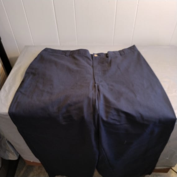 2pr Vintage George Mens Pants 44x29, Mens Navy Bl… - image 1