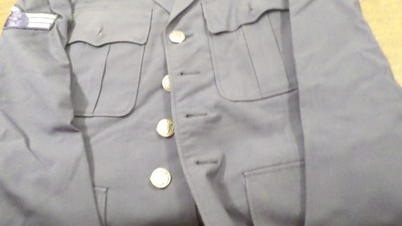 Vintage Men's Military Dress Coat, Army Navy Mili… - image 6