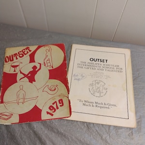 1979 Outset Philippa Schuyler School for the Gifted & Talented Brochure Booklet