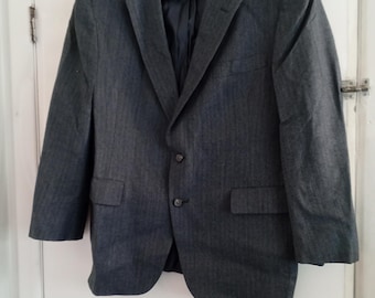 Chaqueta deportiva tipo blazer de lana virgen para hombre, modelo Vintage Silver Trumpeter.