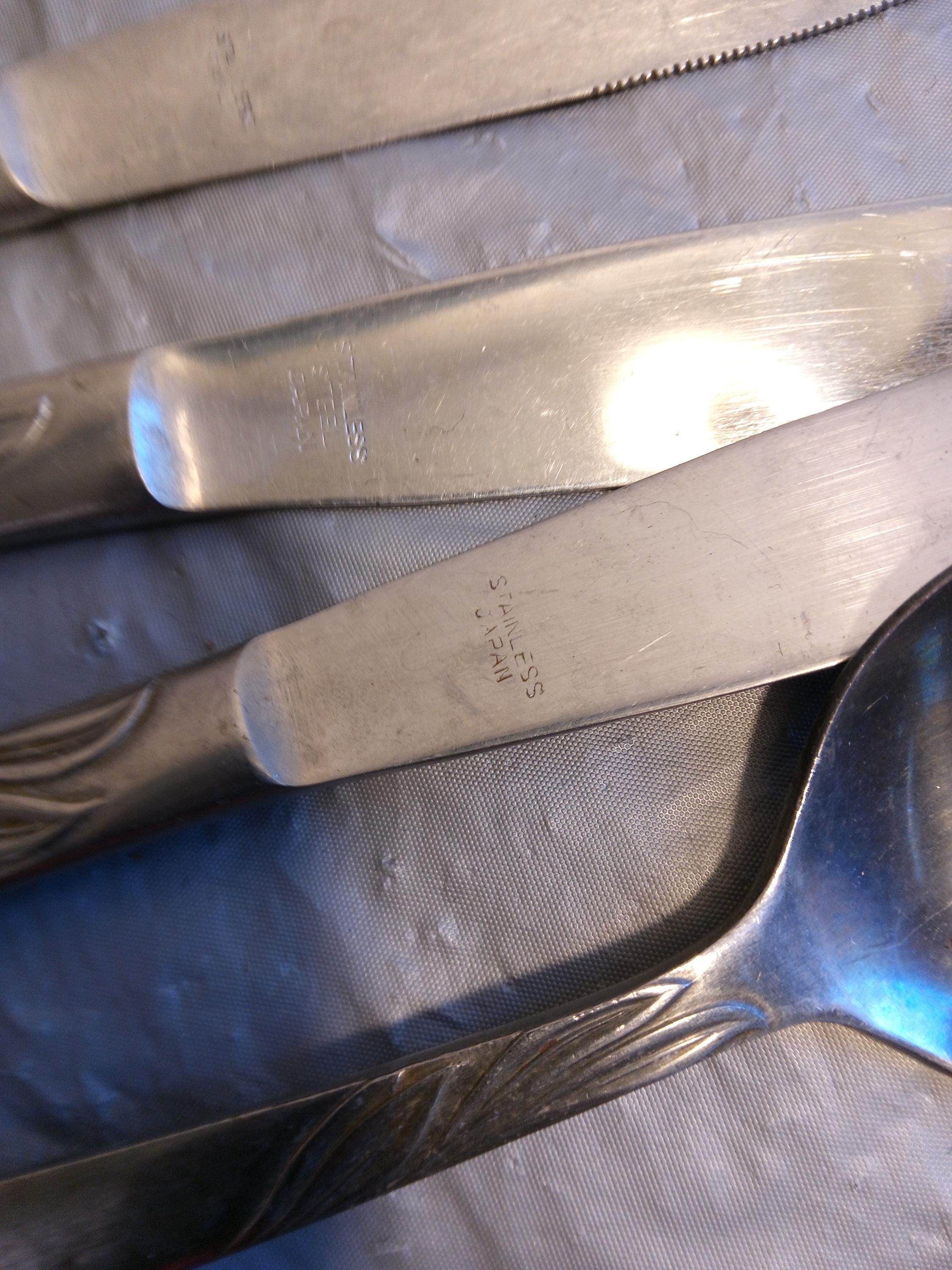 Vintage Stainless Japan Silverware Set, Read Description - Etsy