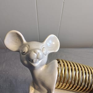 1957 Miramar California Maus Notizhalter, Art Pottery Maus
