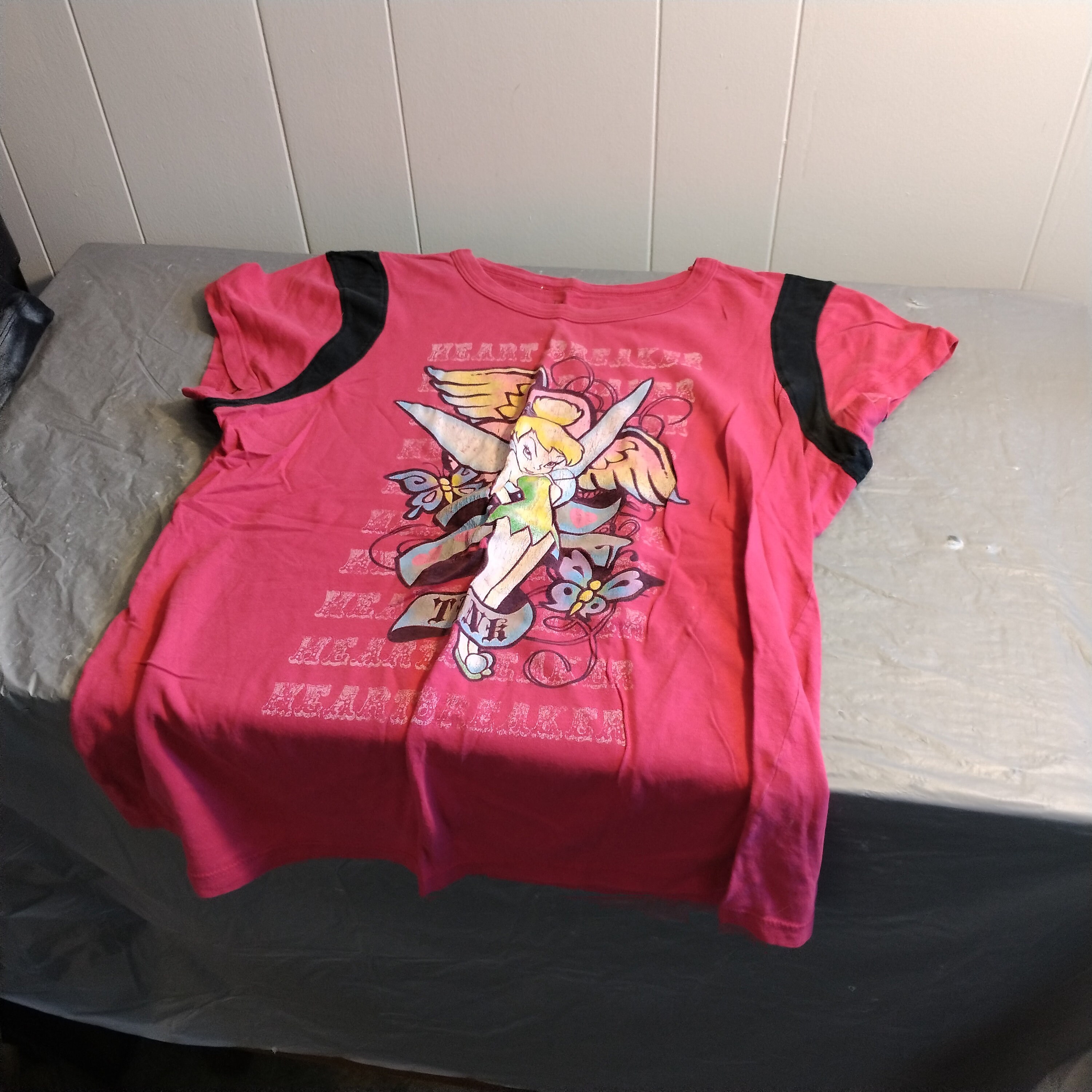 Disney vintage TEE Tinker Bell ティンカーベル Vintage Disney Tinkerbell T-shirt, Tink, Heart Breaker