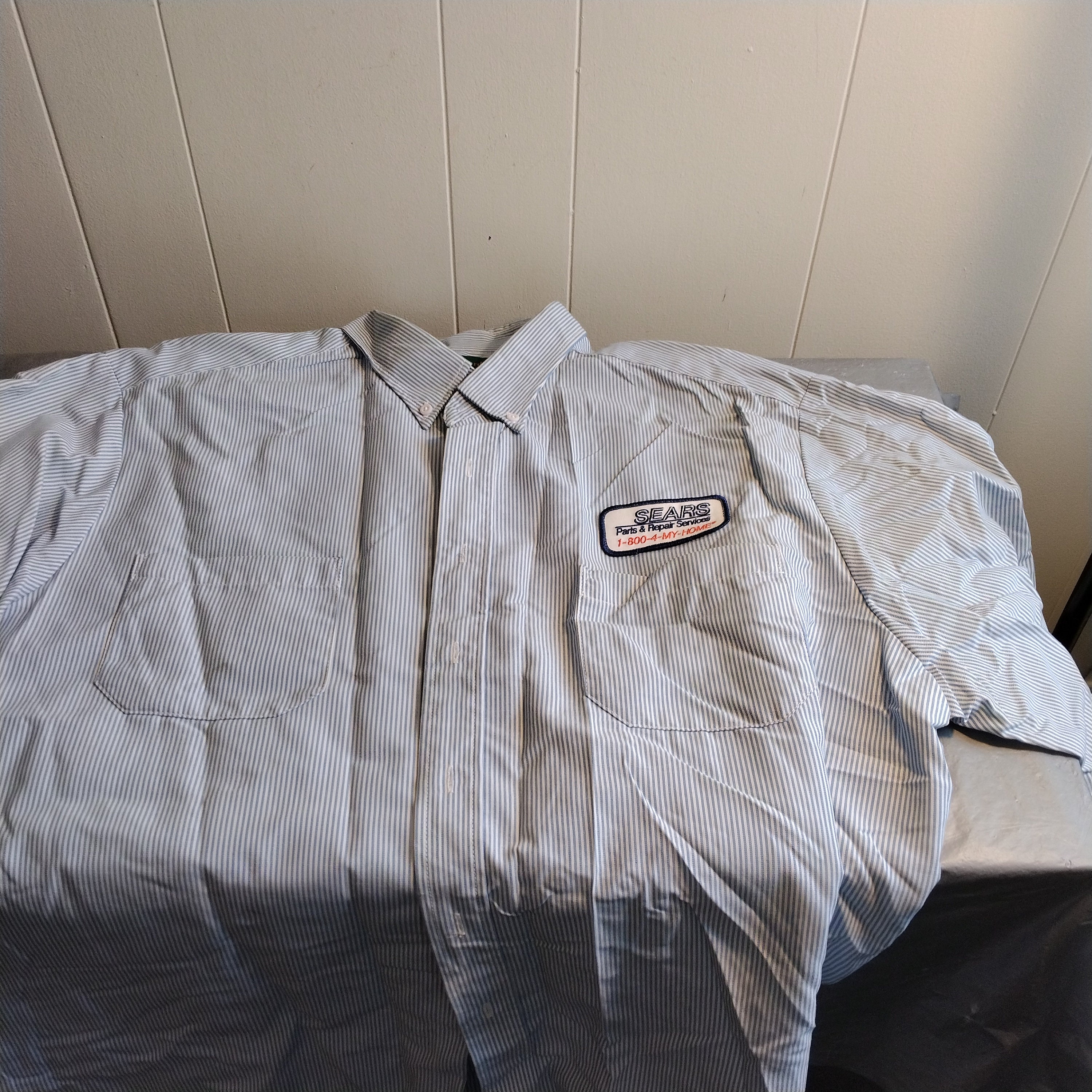 Vintage Wear Guard Sears Uniform Top 3XL Button up Short Sleeve - Etsy