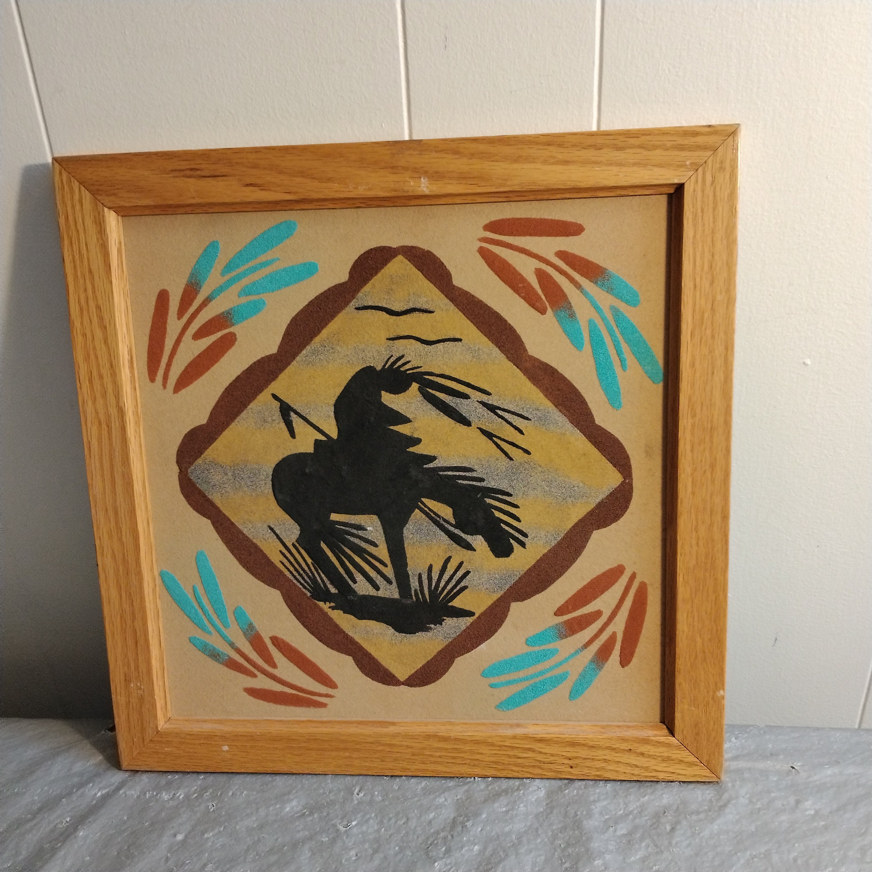 ネイティブアメリカン 砂画 Navajo sand painting - Etsy 日本
