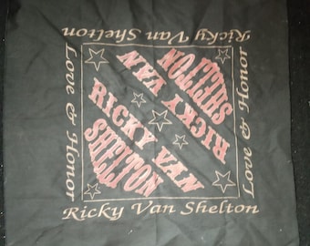 Ricky Van Shelton Love & Honor Bandana, Read Description