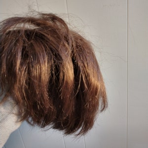 Vintage Tovar Kanekalon Short Brown Hair Wig Korea