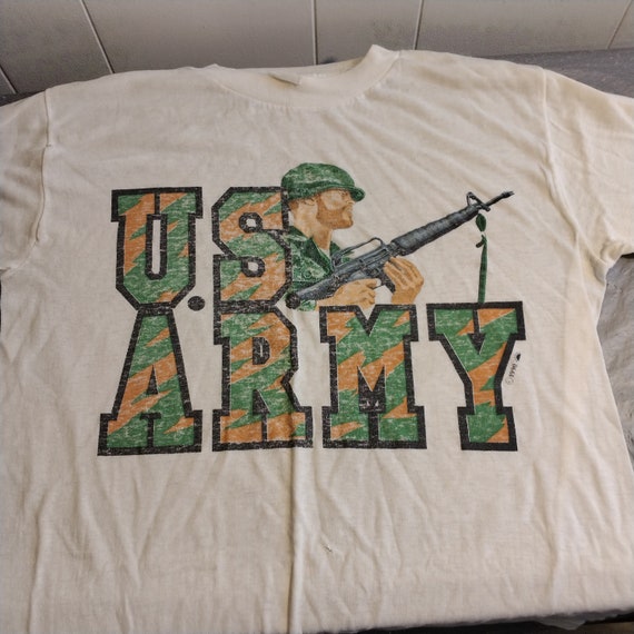1990s US Army Soldier T Shirt - image 1