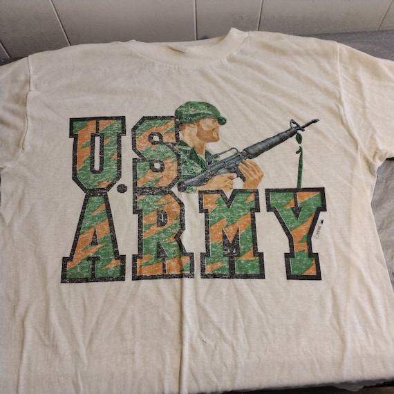 1990s US Army Soldier T Shirt - image 1