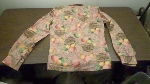 Vintage Mardi Modes New York Poly Blouse, Button … - image 6