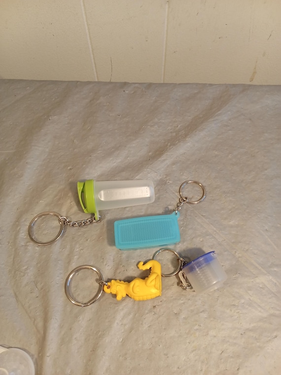 Tupperware Keychain Lot, Tupperware Refrigerator … - image 1