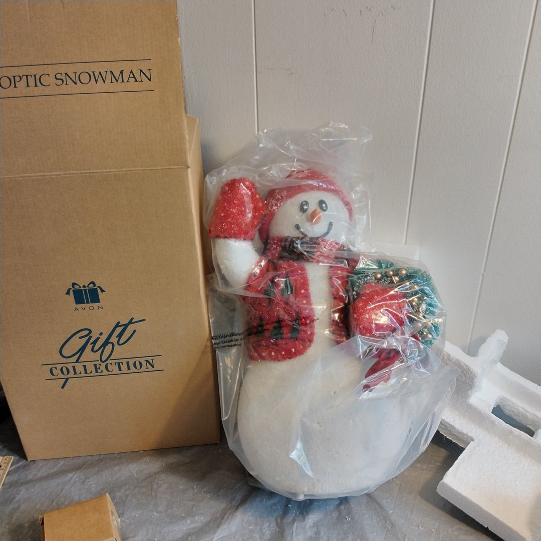 Fiber Optic Snowman Christmas Decorations 