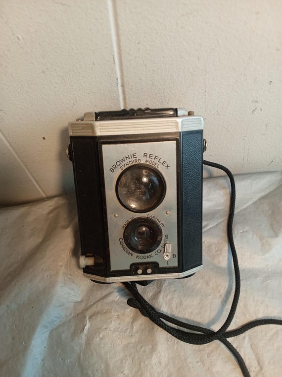 Vintage Kodak Brownie Camera, Brownie Reflex Synchro Model Camera