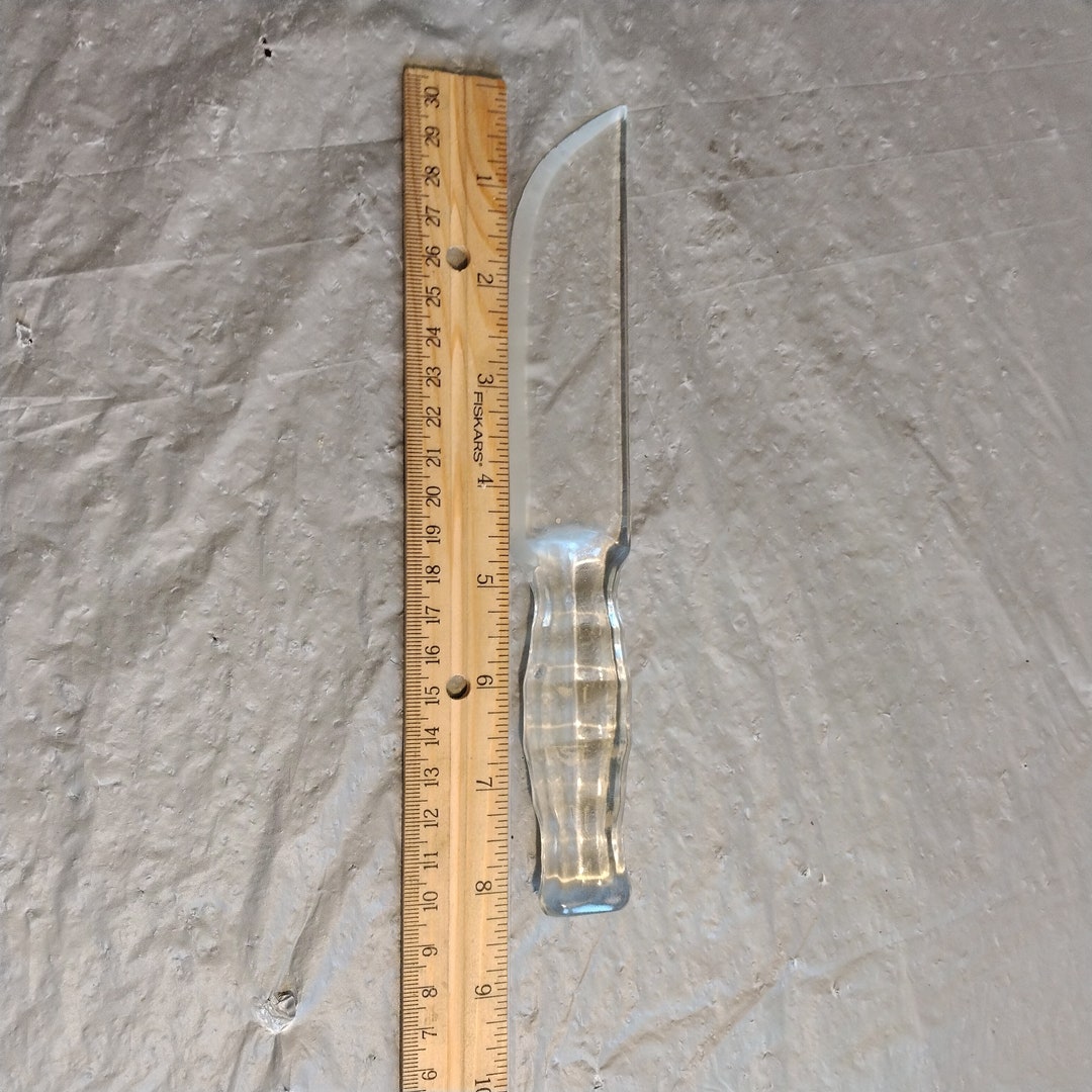 Vintage Glass Fruit Knife, Glass Fruit & Cake Knife Etsy