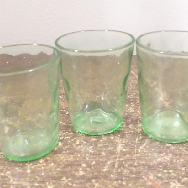 Green Depression Glass Etsy
