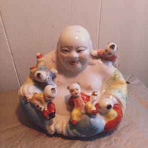 Ceramic Buddha Figurine, Fertility Buddha