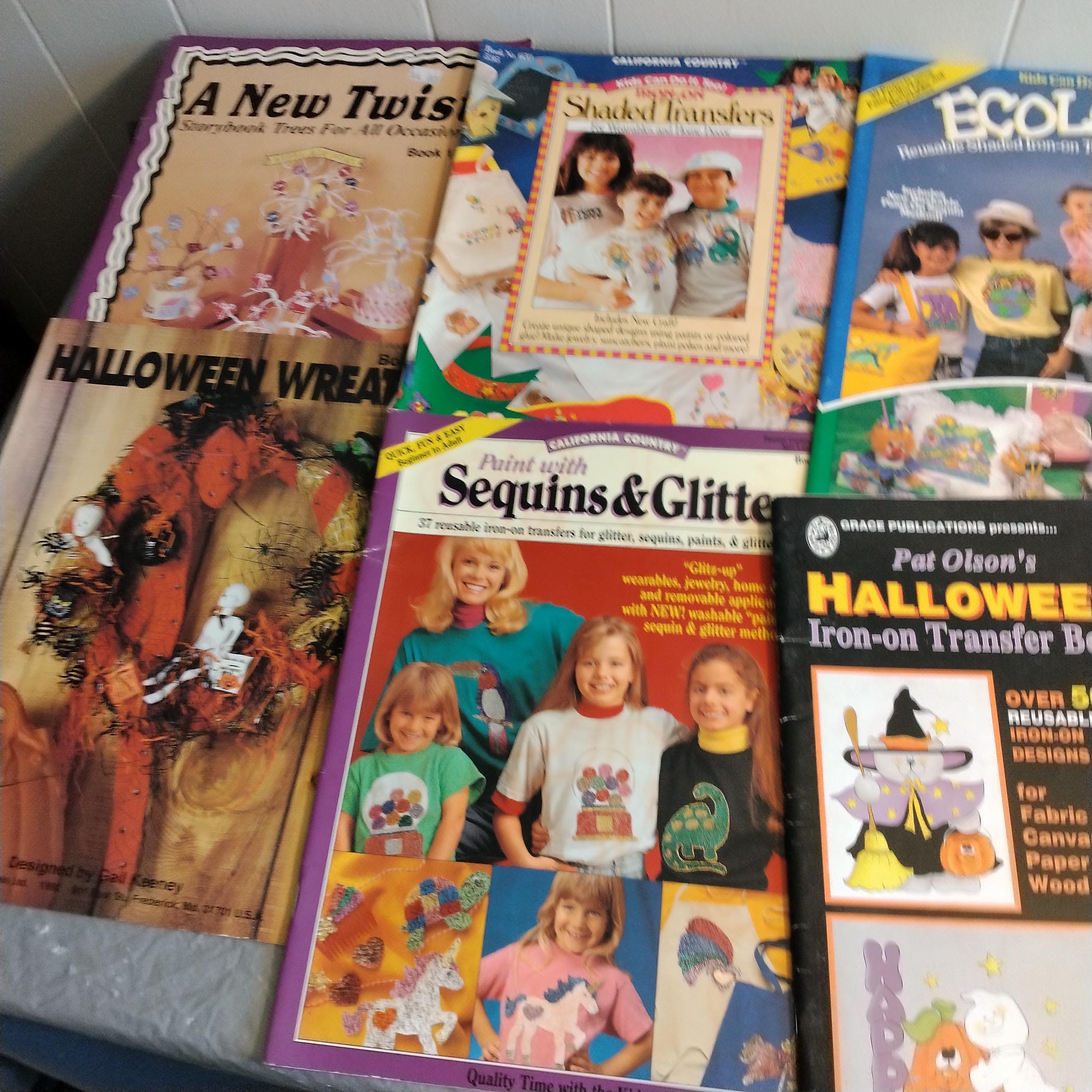 17 Craft Magazines Leaflets, Sequins, Transfers, Halloween Crafts ...
