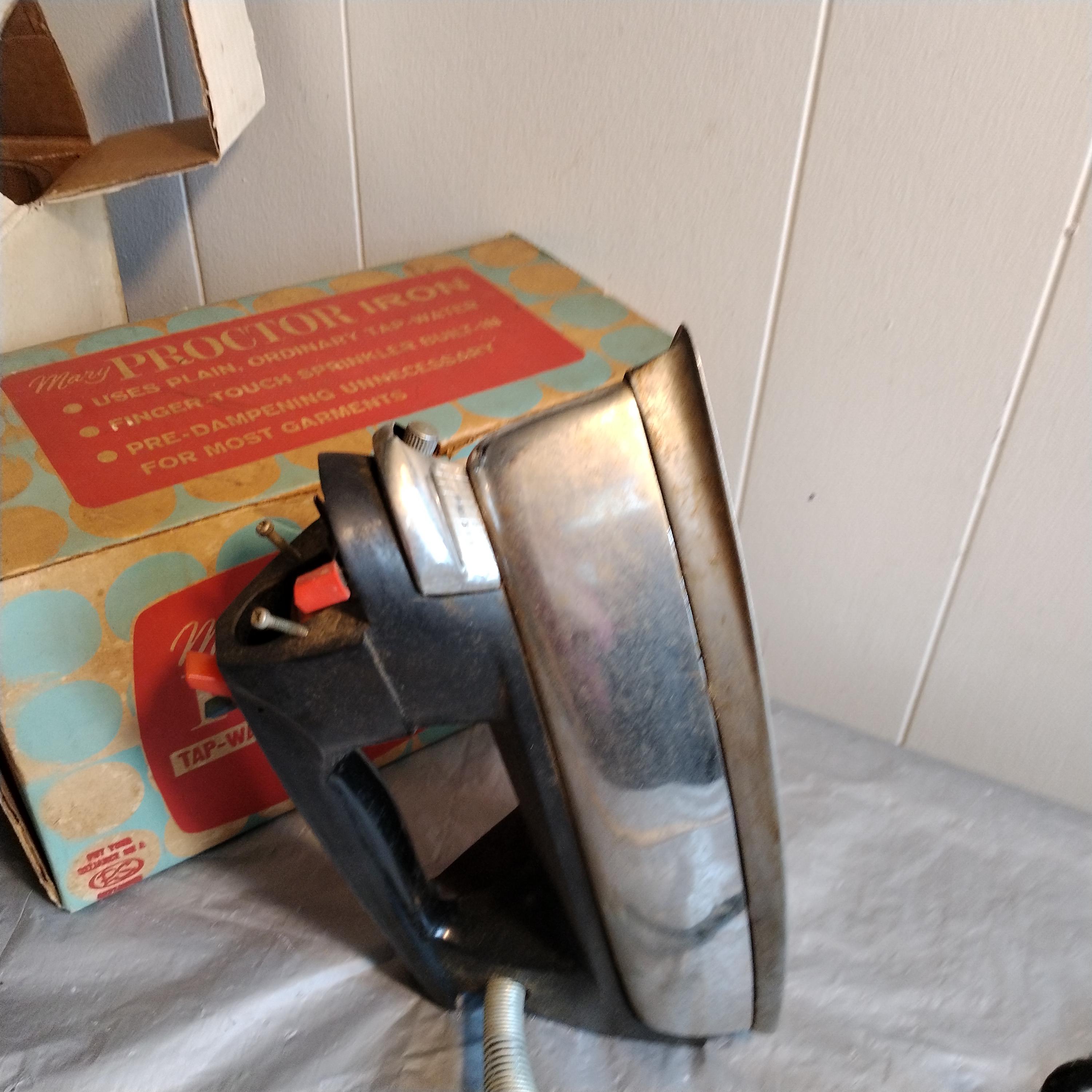 Vintage Iron, Proctor Silex Mary Proctor Iron, Parts or Repair - Etsy