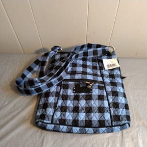Vera Bradley Shoulder Bag, Blue & Black