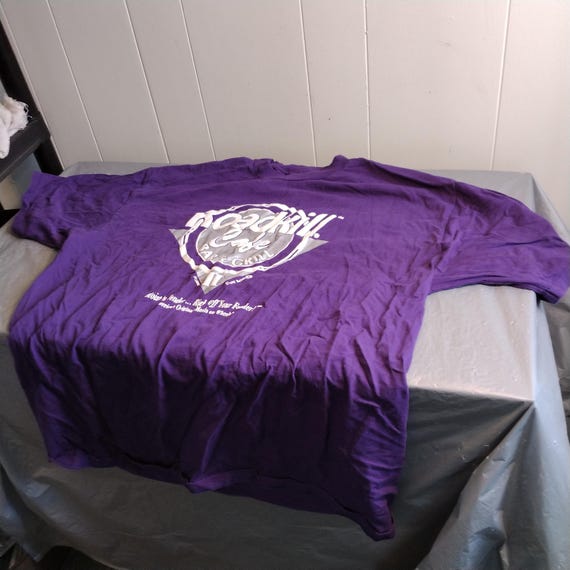 1990s Road Kill Cafe T Shirt XL Purple - Etsy