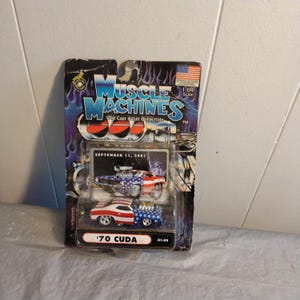 Muscle Machines 1/64 Cartoons '70 Cuda Diecast Orange
