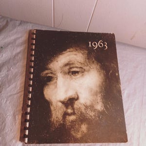 1963 Rembrandt Book Calendar, Metropolitan Museum of Art