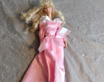 Barbie Vintage Mattel Plush Stuffed Doll Old Doll 