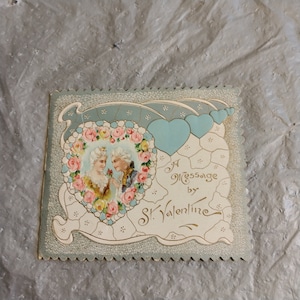 Libretto vintage con messaggio di San Valentino