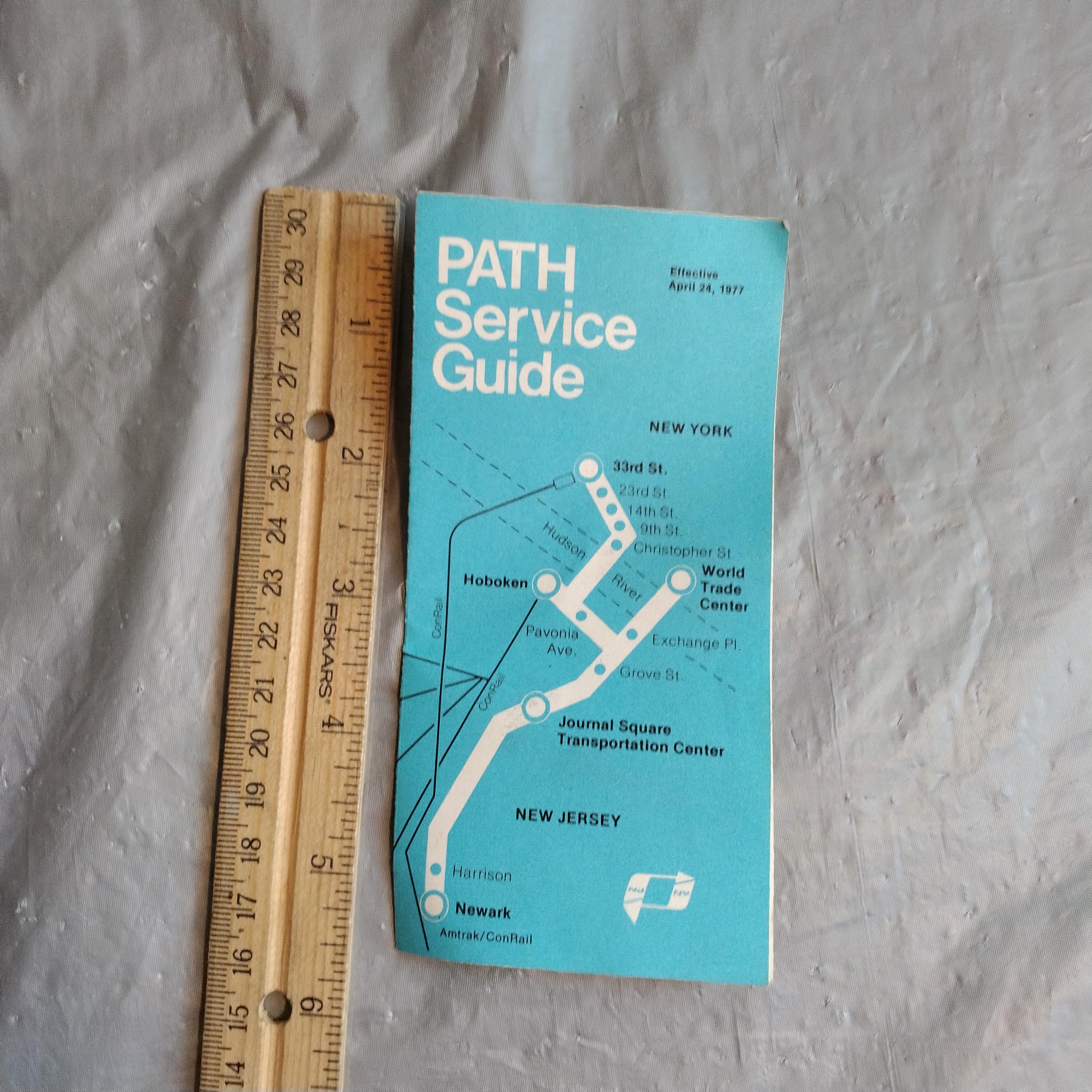 1977 PATH Service Guide Timetable, Look & Read Description - Etsy