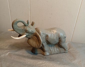 Vintage Avon Majestic Elephant After Shave, 1/2 Full, Elephant Decanter
