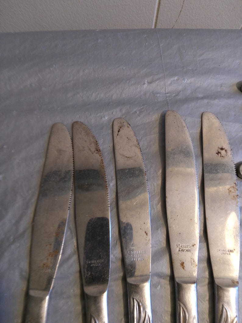 Vintage Stainless Japan Silverware Set, Read Description - Etsy